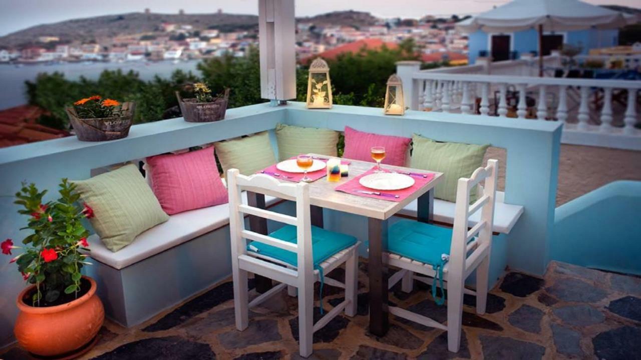 Amazing House In Halki Villa ภายนอก รูปภาพ